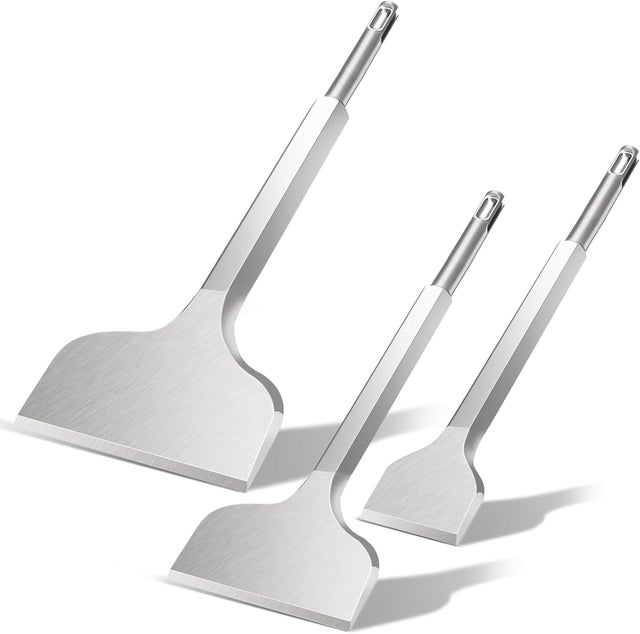 Burin à Spatule SDS-Plus TOPWAY 300mm X 75mm - Grattoir Pour Carrelage Et Sol