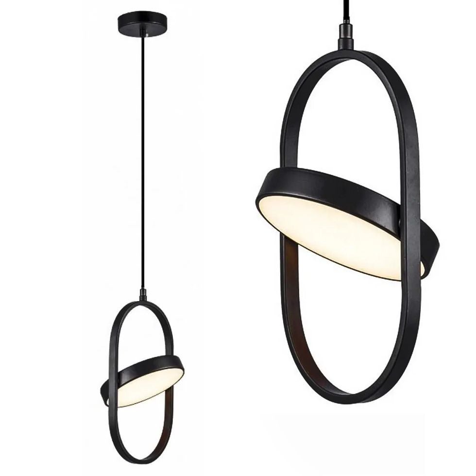 Lampa Sufitowa Wisząca Led Toolight Ledapp1554-Cp Czarny