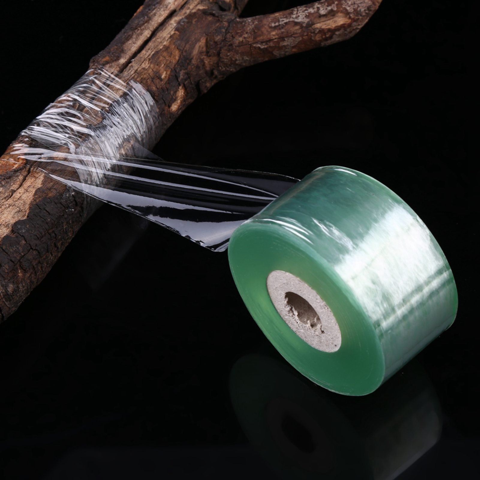 Ne pas laisser des bandes de réparation des plantes adhésives, du ruban de greffe de jardin, 3cm extensible * 100m PVC pour les arbres fruitiers-vert - 7