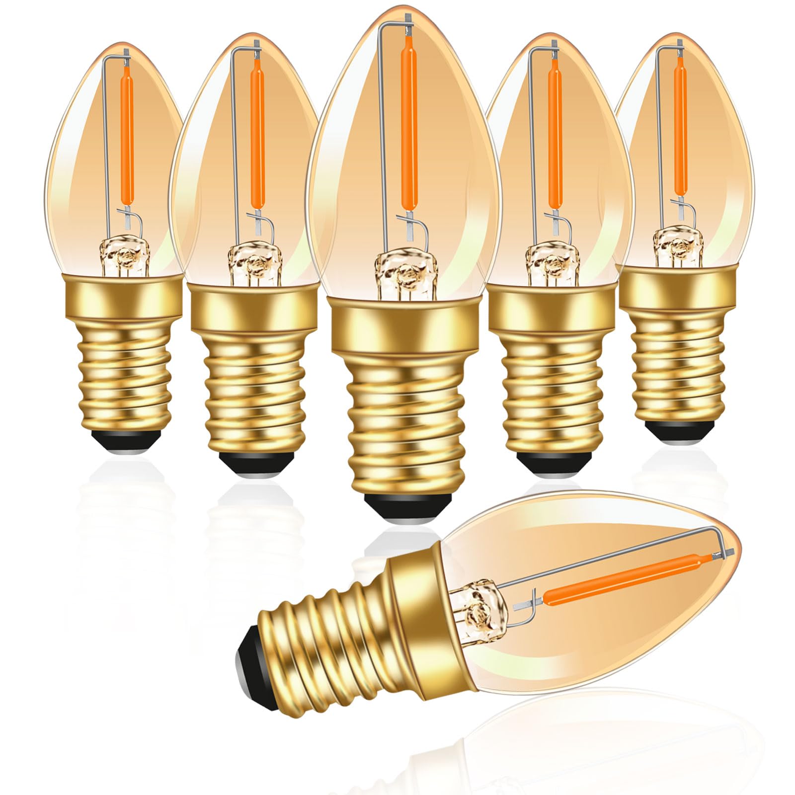 C7 Ampoule E14 Bougie LED Vintage Edison Décorative 0.5W équivalent 5W — free download