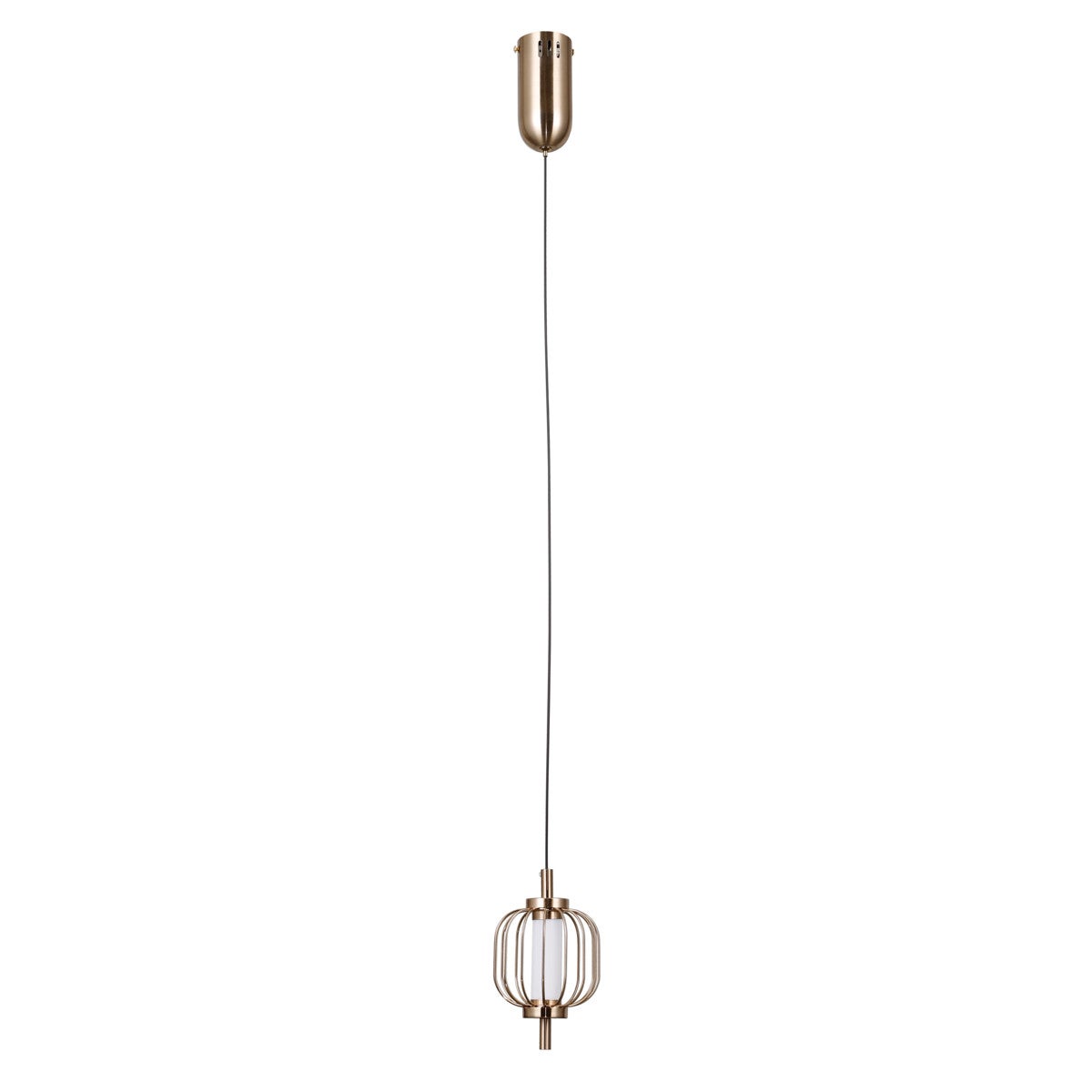 Lampa wisząca PEDRO LED 4W Ciepła biel 267lm złota wym: 120 x 11 x 11 cm Italux