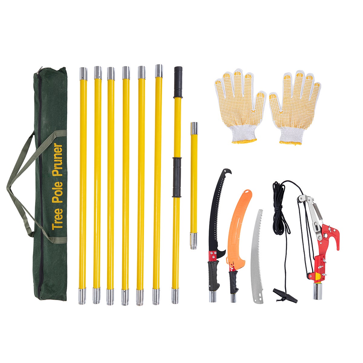 Sécateur à Perche Avec Corde - Outil élagueur Jardin Pour Arbres Et Vignes - 7