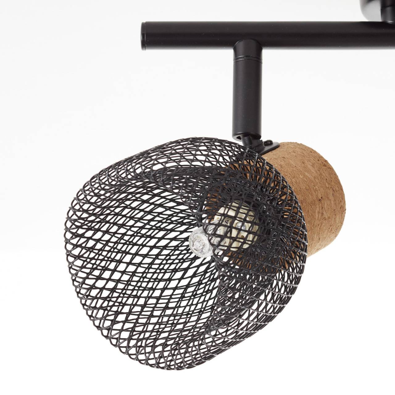 Lampa BRILLIANT, lampa stołowa Odar czarny / beżowy, 1x A60, E27, 42W, z wyłącznikiem sznurkowym - 9