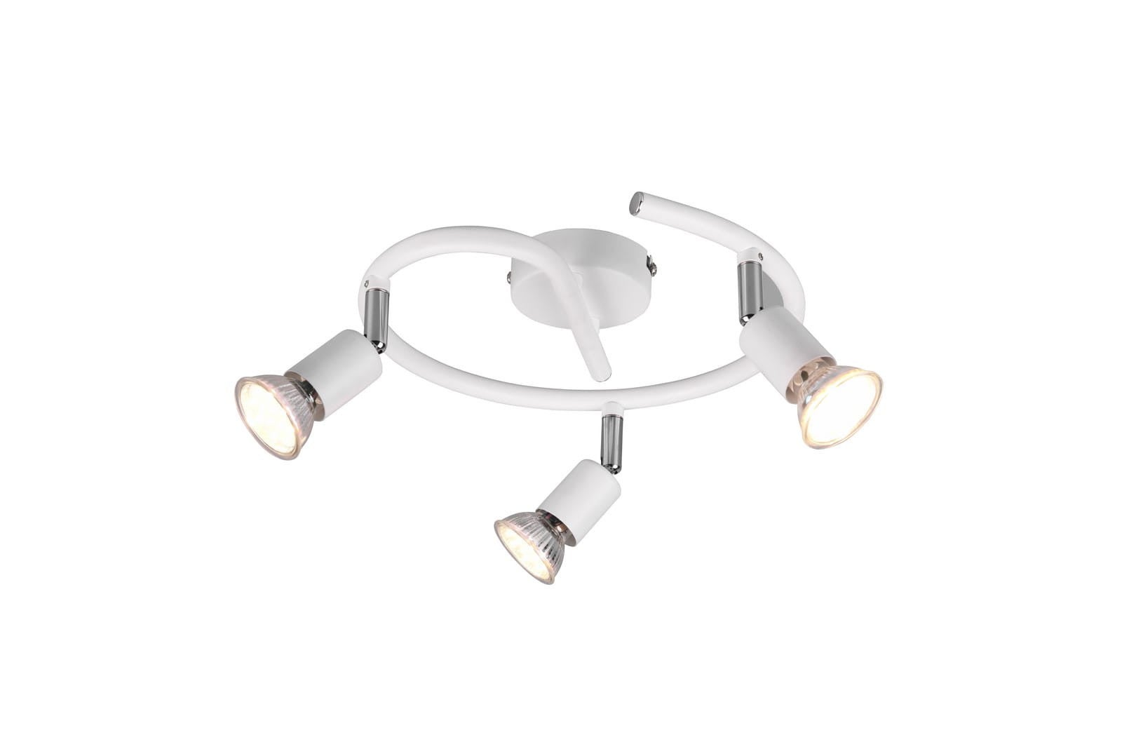Lampa sufitowa wisząca Paris biała 3xGU10x35W wym: 13,5 x 26 x 26 cm metal RL