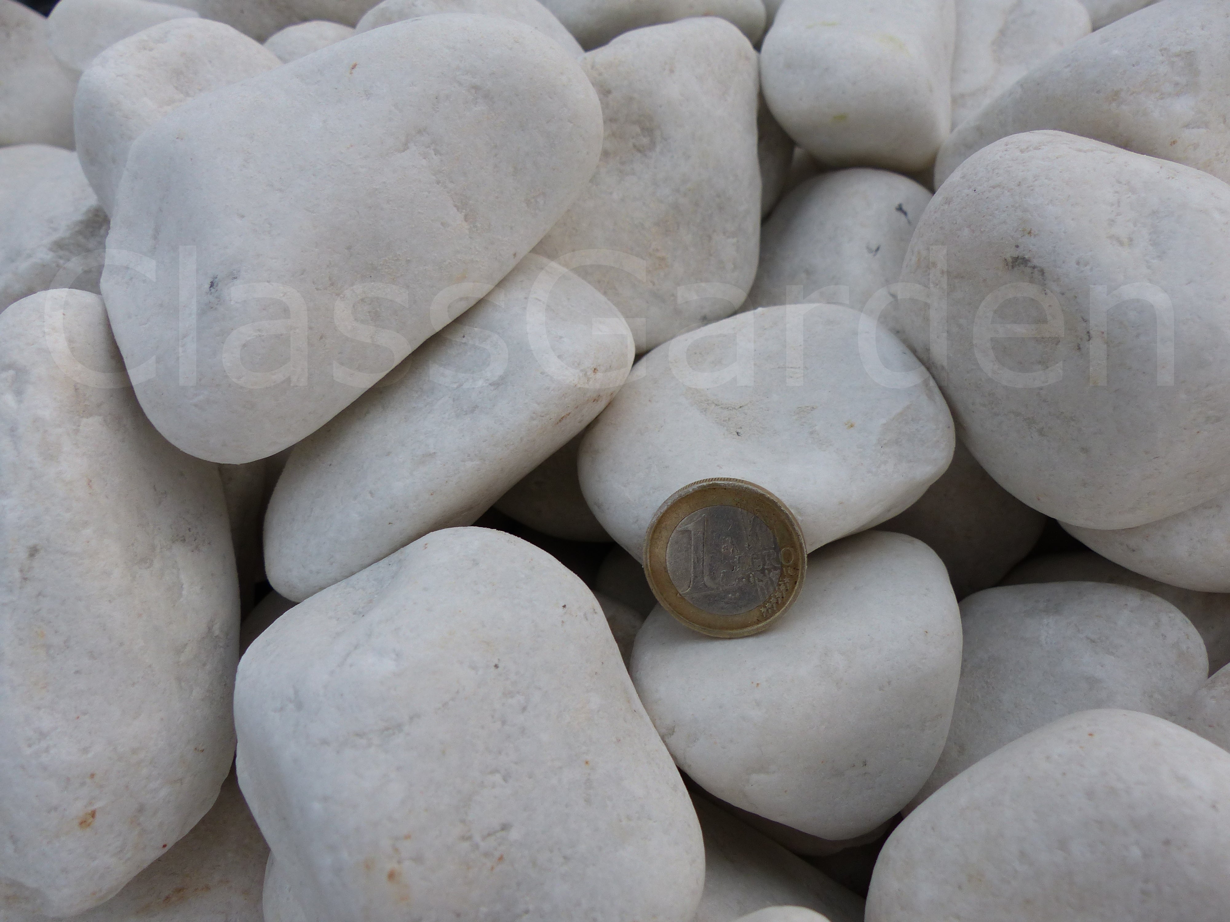 Galet Blanc Brillant 40-60 sac 20 Kg - 4