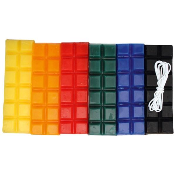 Perles De Cire 6 Couleurs Bougie De Sable Poudre Pour Bougie