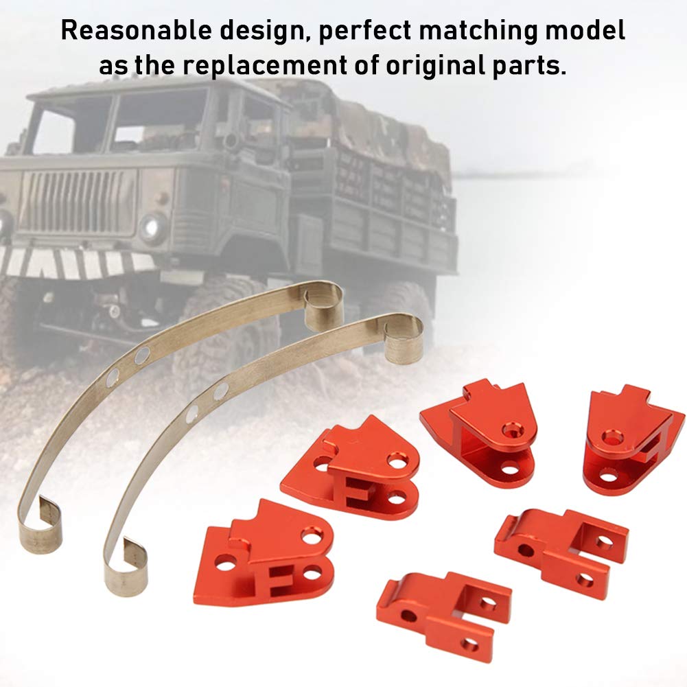 Accessorio ammortizzatore in lega di alluminio adatto per auto RC WPL B4 24 1/16 (rosso WPL1684R) - 8