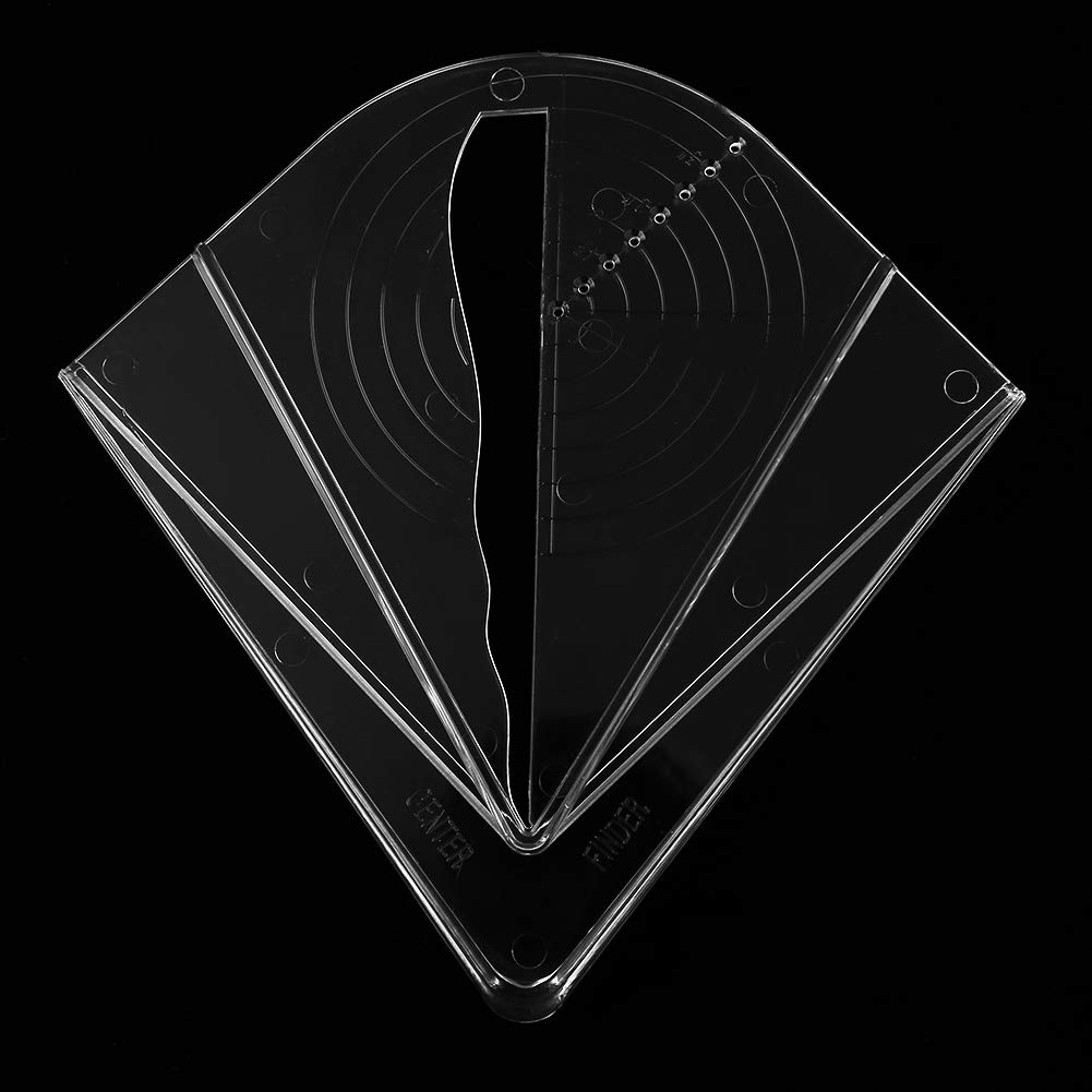 Recherche de centre en plastique pour carré, rond, octogone et sexangle Outil de travail du bois - 8