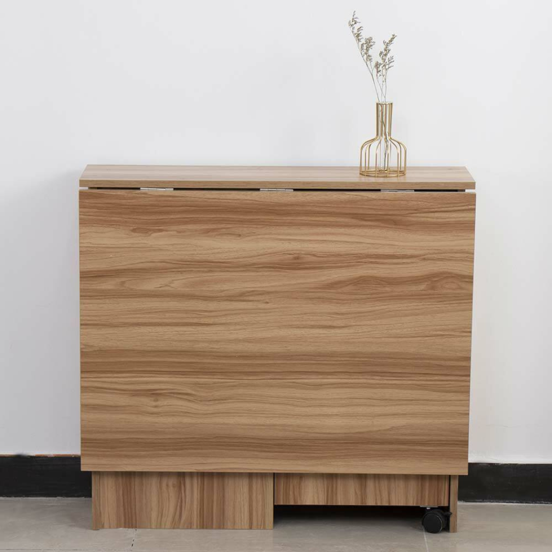 Tavolo da pranzo richiudibile rovere - 3