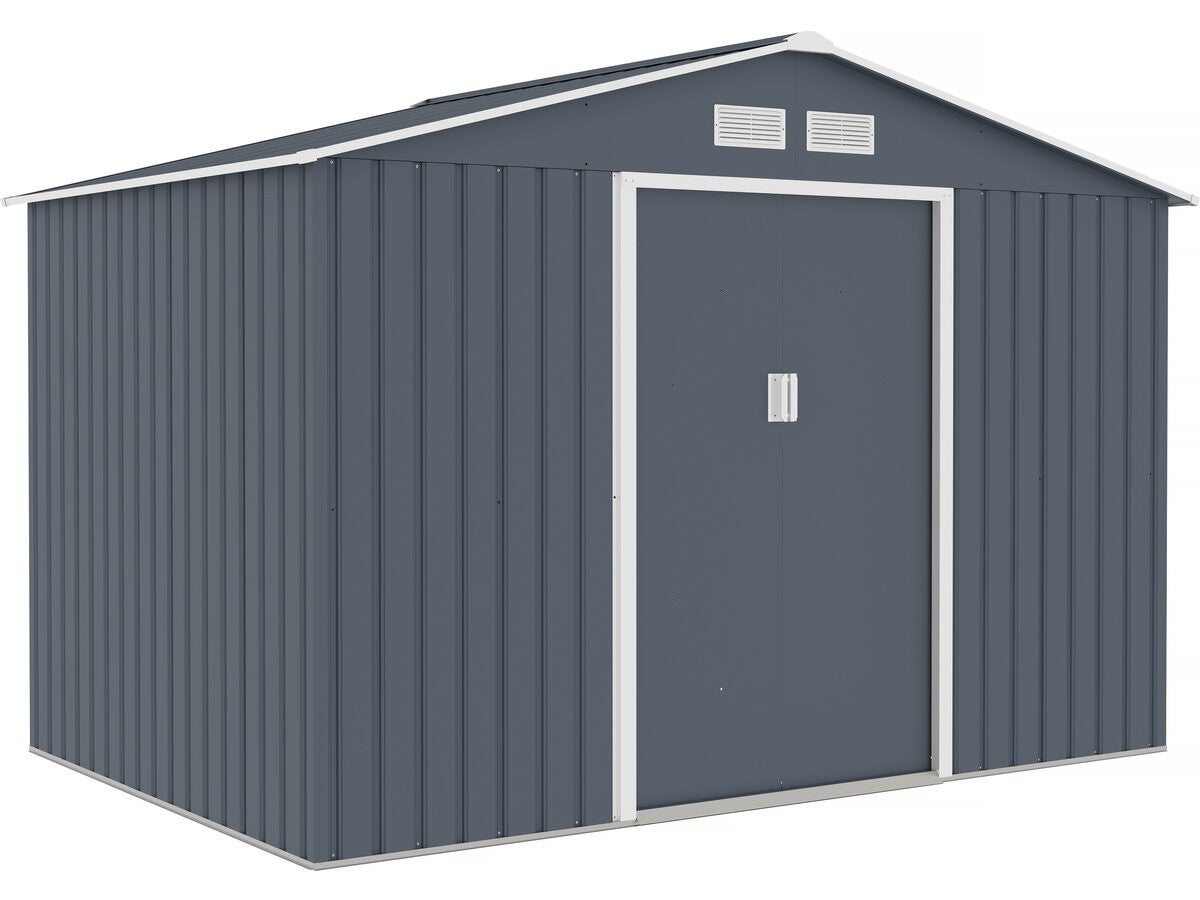 Domek ogrodowy metalowy "Vegas II" - 5,29 m2 - Szary