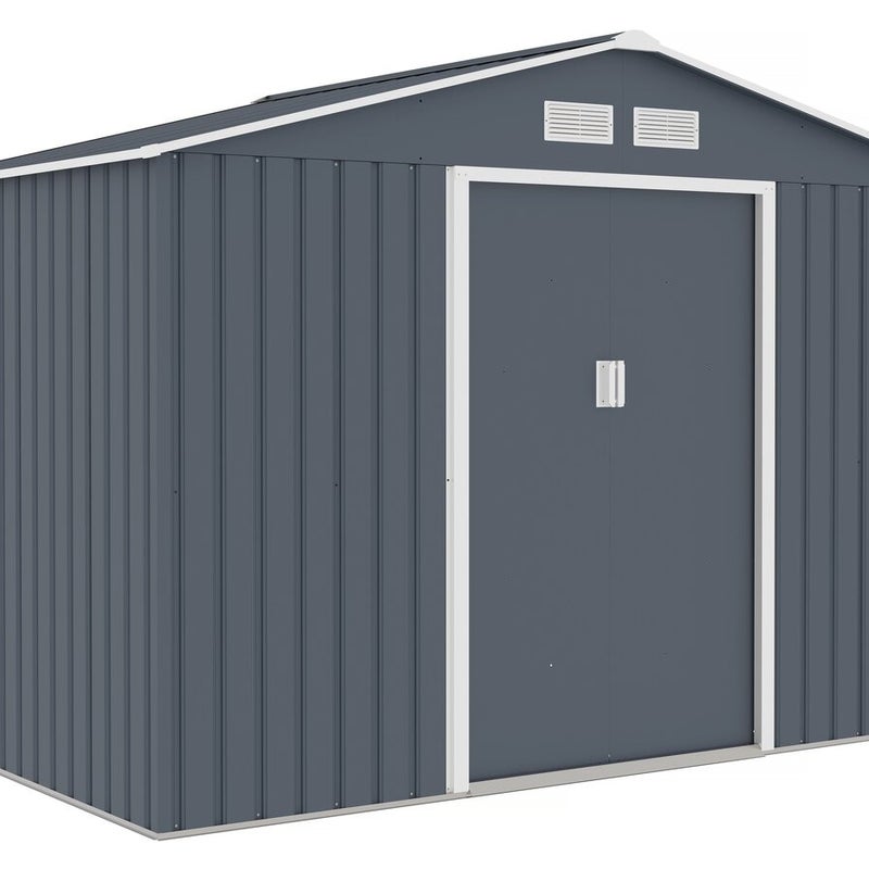 Domek ogrodowy metalowy "Vegas II" - 5,29 m2 - Szary