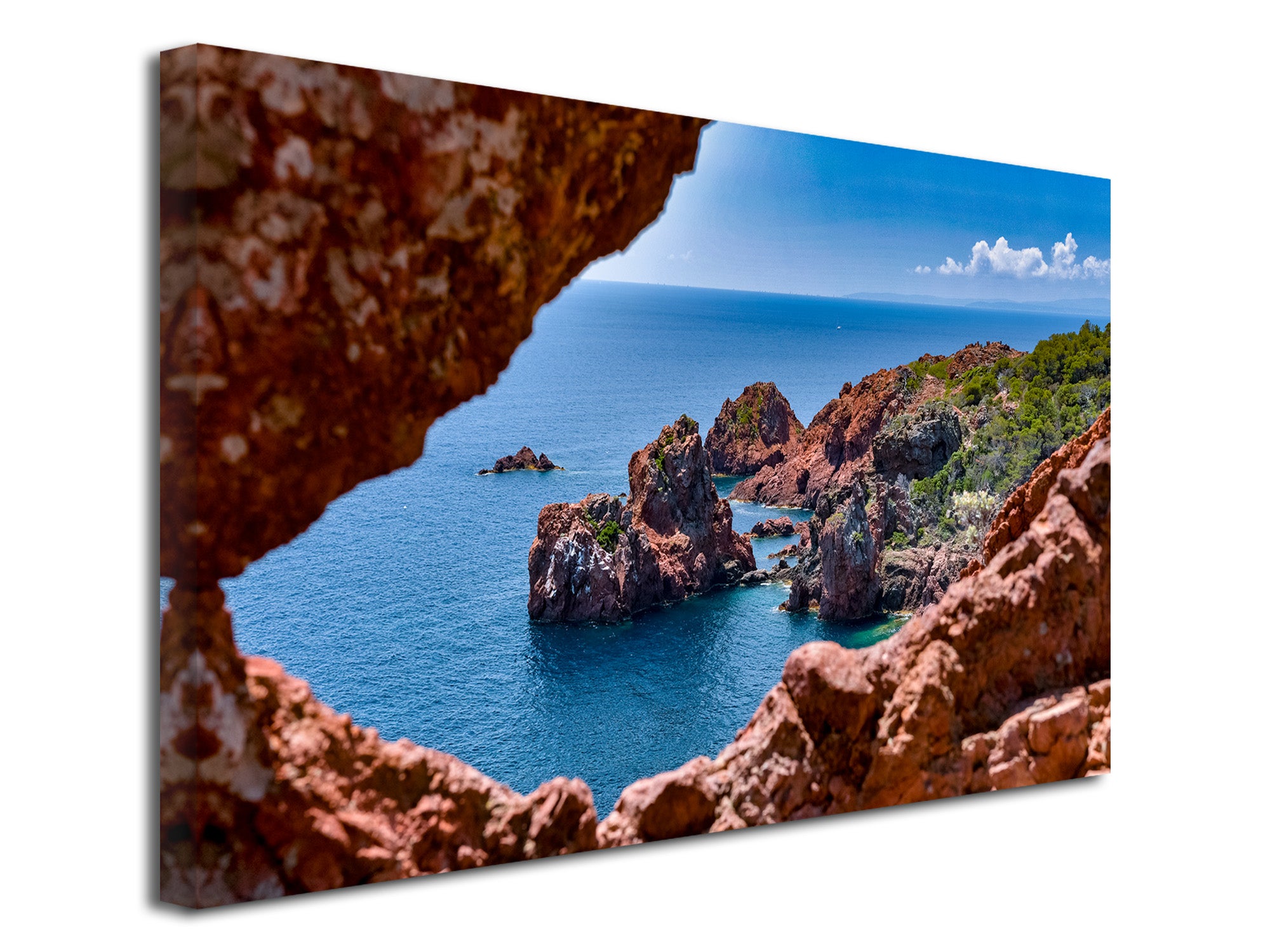 DECLINA Quadro Home Design Les Zebres - Stampa fotografica animali su tela, decorazione da parete, decorazione casa, cucina, soggiorno, camera da letto per adulti, 80 x 80 cm