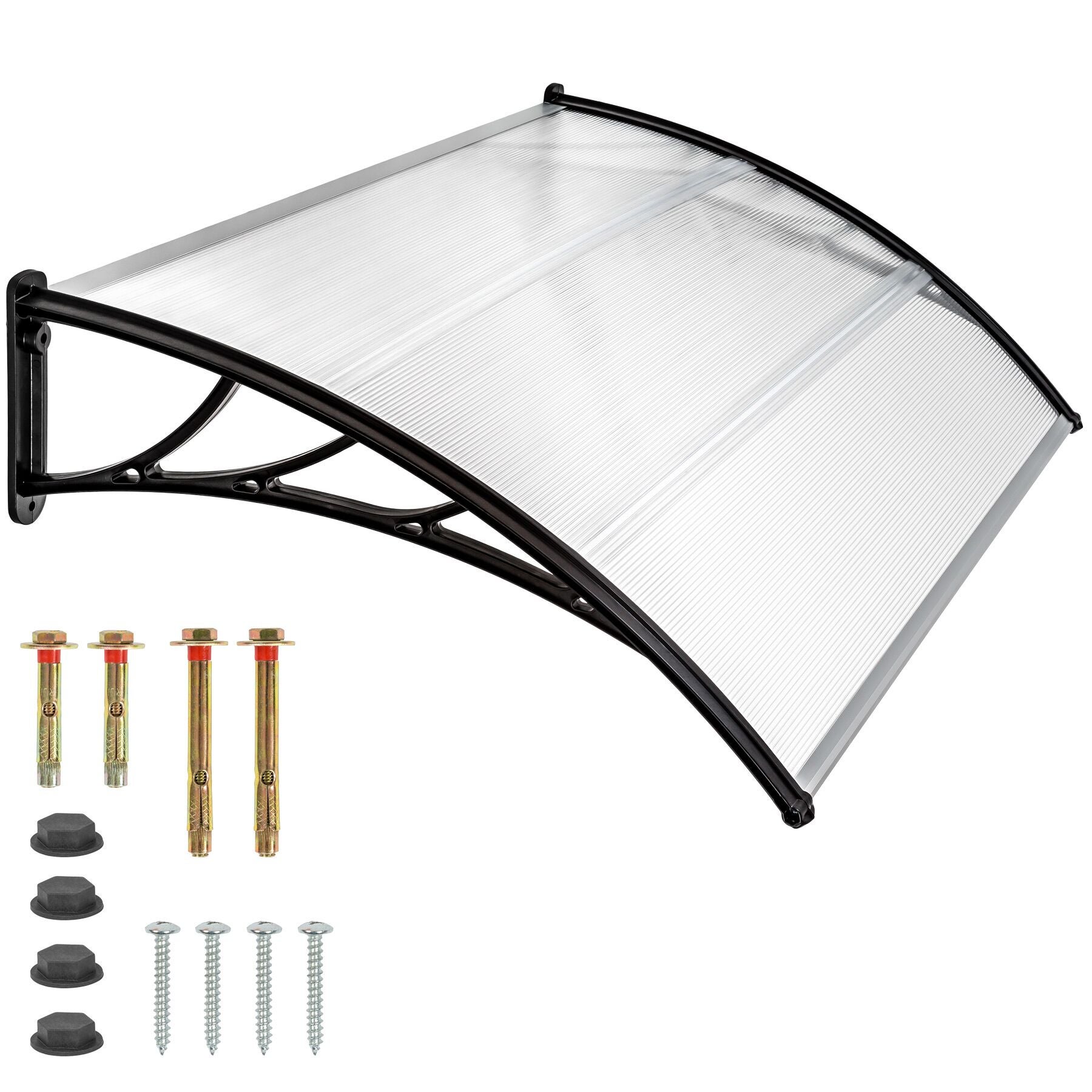 Gdmokle Auvent De Porte Et Fenetres, Marquise Polycarbonate Transparent