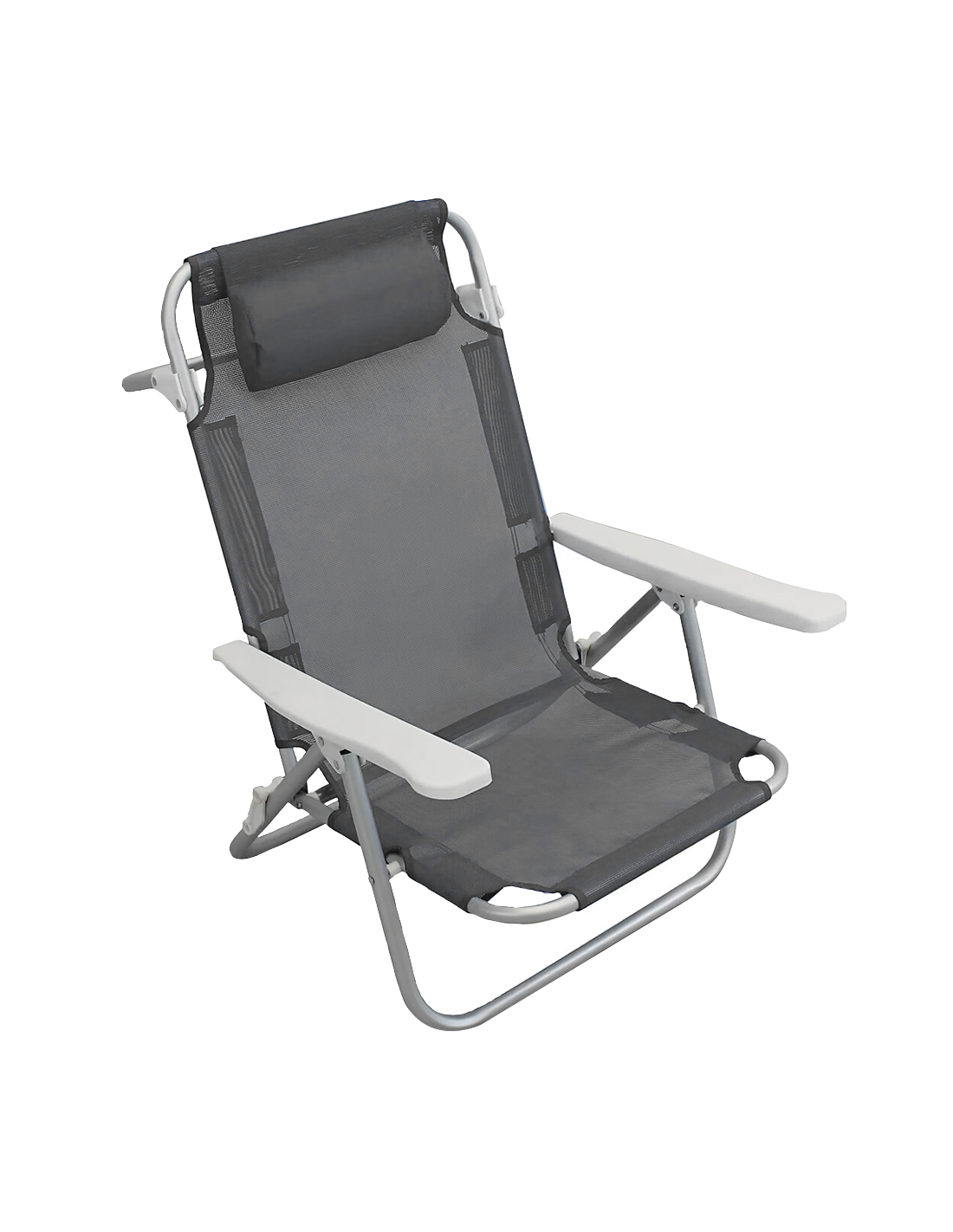 Sedia Sdraio Spiaggina da Mare in Textilene con Cuscino