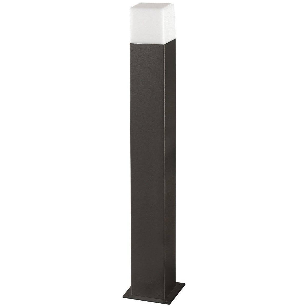 Lampa ogrodowa stojąca New York grafitowa 1xE27x12W IP44 wym: 74 x 7,8 x 7,8 cm aluminium Polux