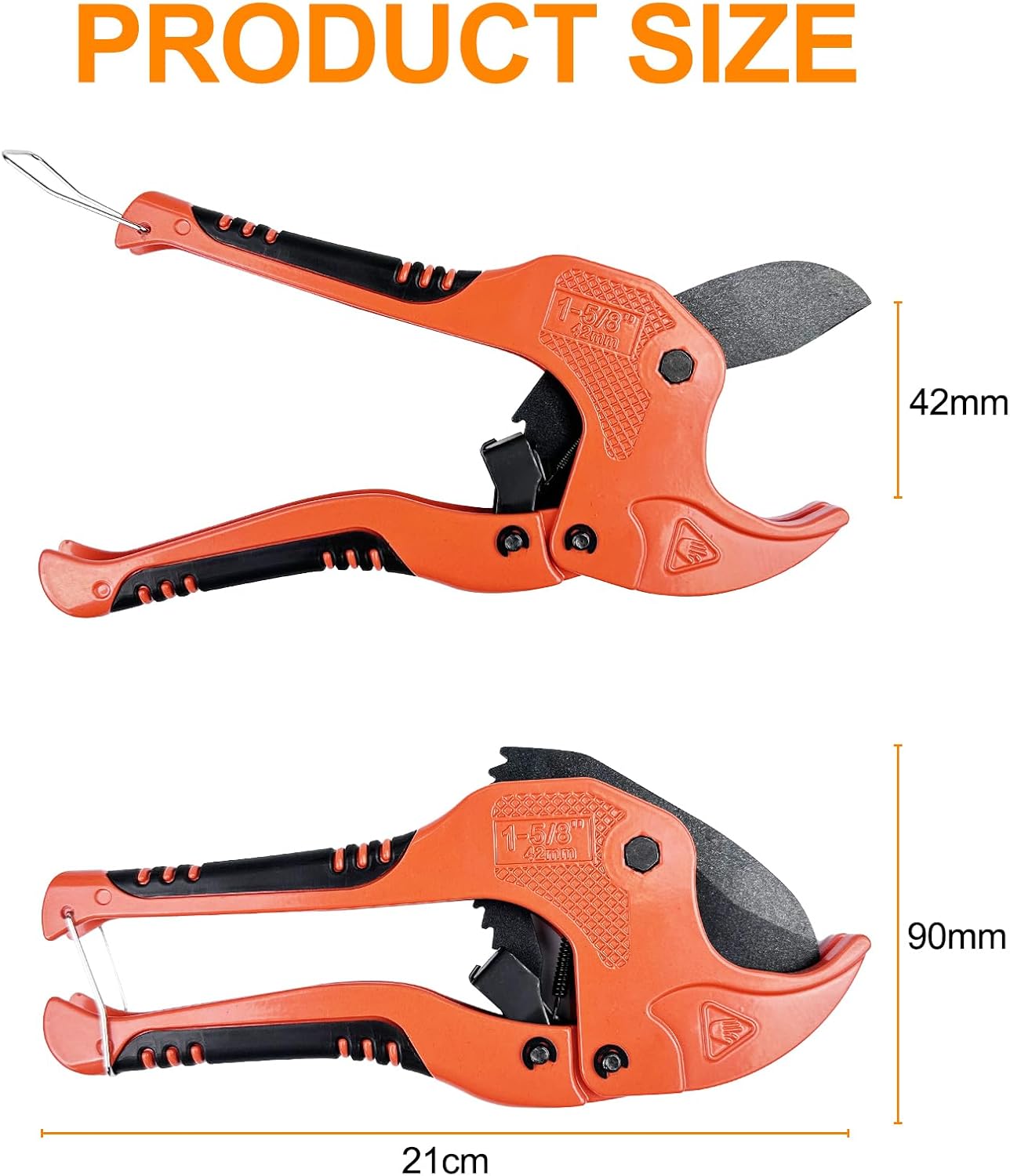 Coupe Tube PVC, Coupe Tube Multicouche, Pince Coupe Tube, Coupe Tuyau en Plastique, pour Couper les Tuyaux en Diamètre Extérieur Jusqu'à 42 MM - 2