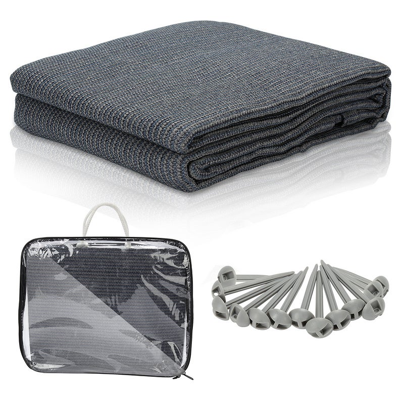 Tapis De Sol Camping Octogonal Imperméable - Bâche De Protection Pour Tente, Pique-nique - Léger, Portable - 12