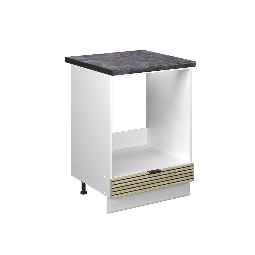 Vicco Szafka kuchenna Fame-Line, Panel dębowy, 60 cm , BP Antracyt