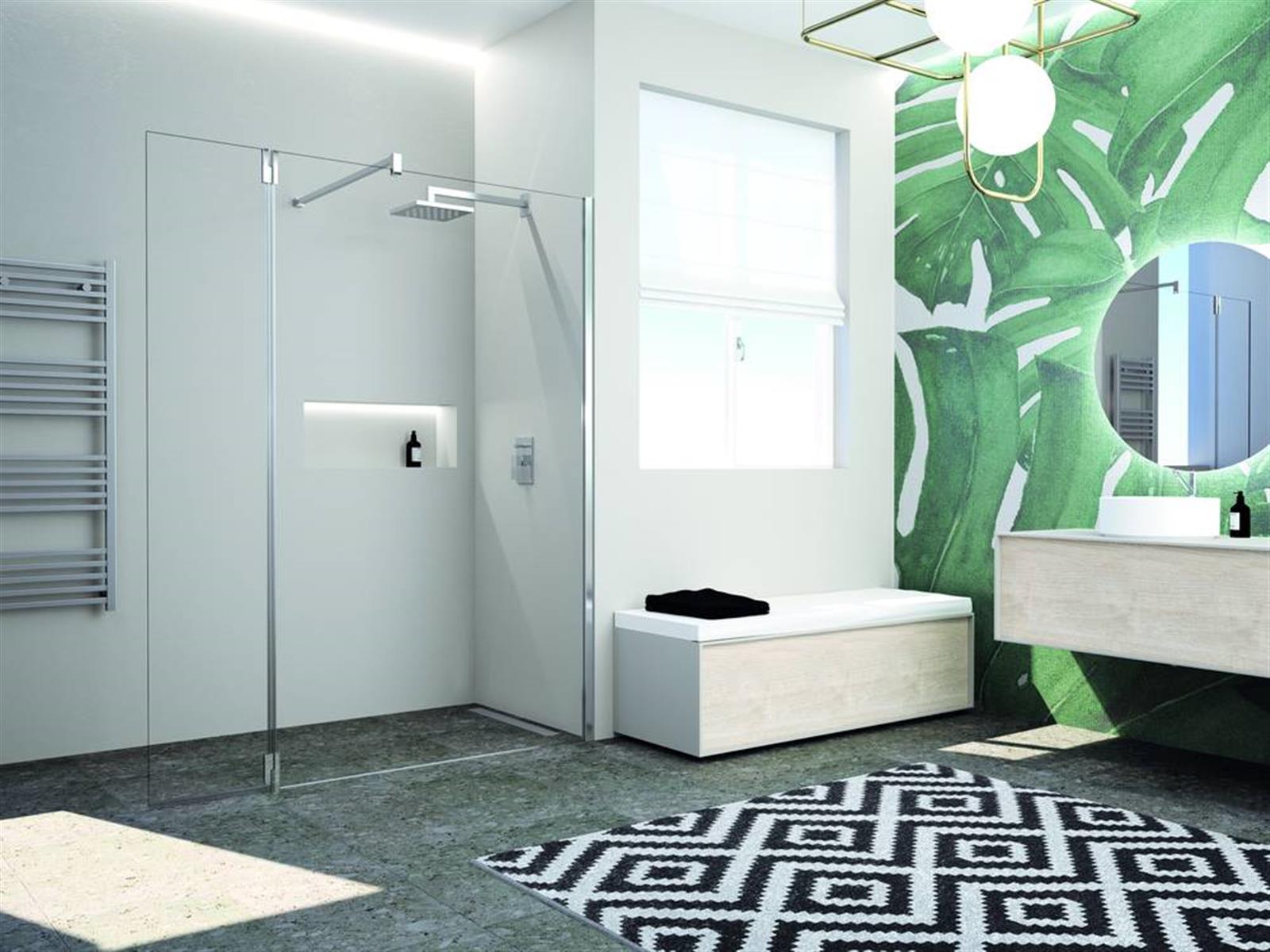 Paroi De Douche Avec Volet Pivotant