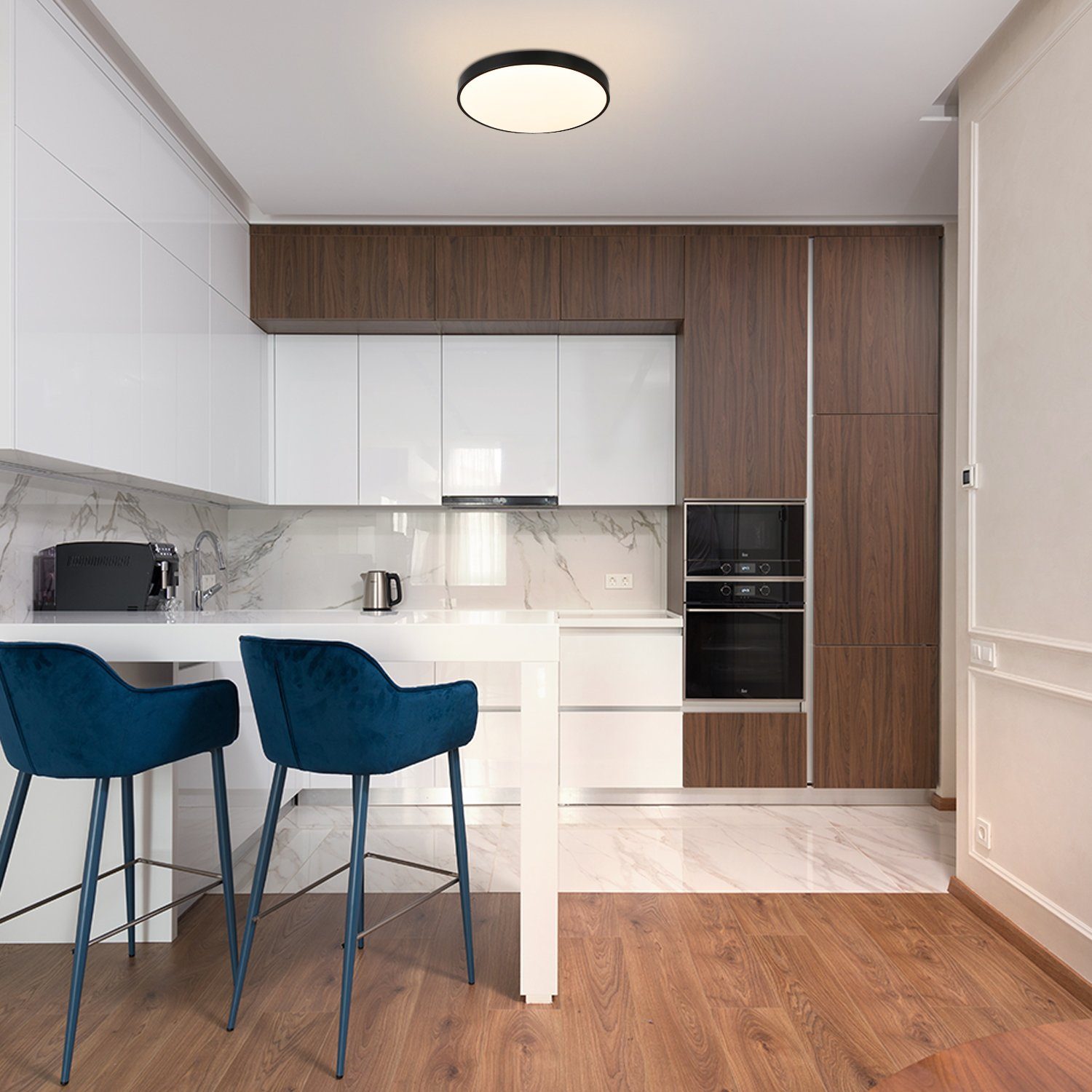 ZMH Luzes de teto LED modernas para sala de estar, banheiro, cozinha, quarto, corredor - 9
