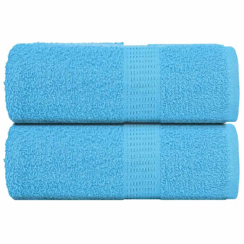 Ręczniki dla gości, FROGN, 2 szt., turkusowe, 30x50 cm, 360 g/m² vidaXL