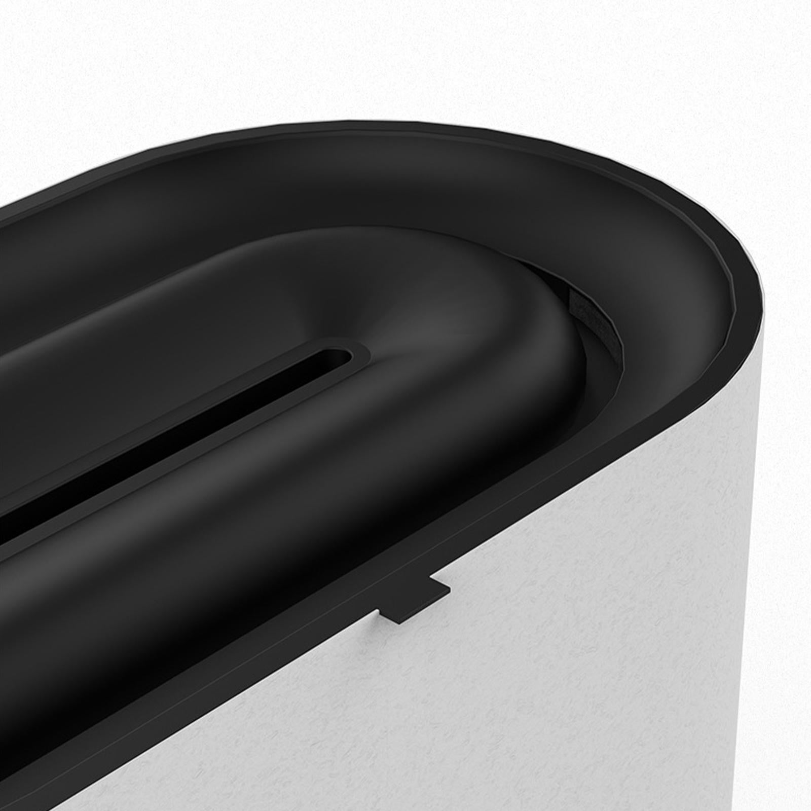 Umidificatore a ultrasuoni con effetto fiamma 3D, diffusore di oli essenziali, 3L, silenziatore, per 41-60m², bianco - 3