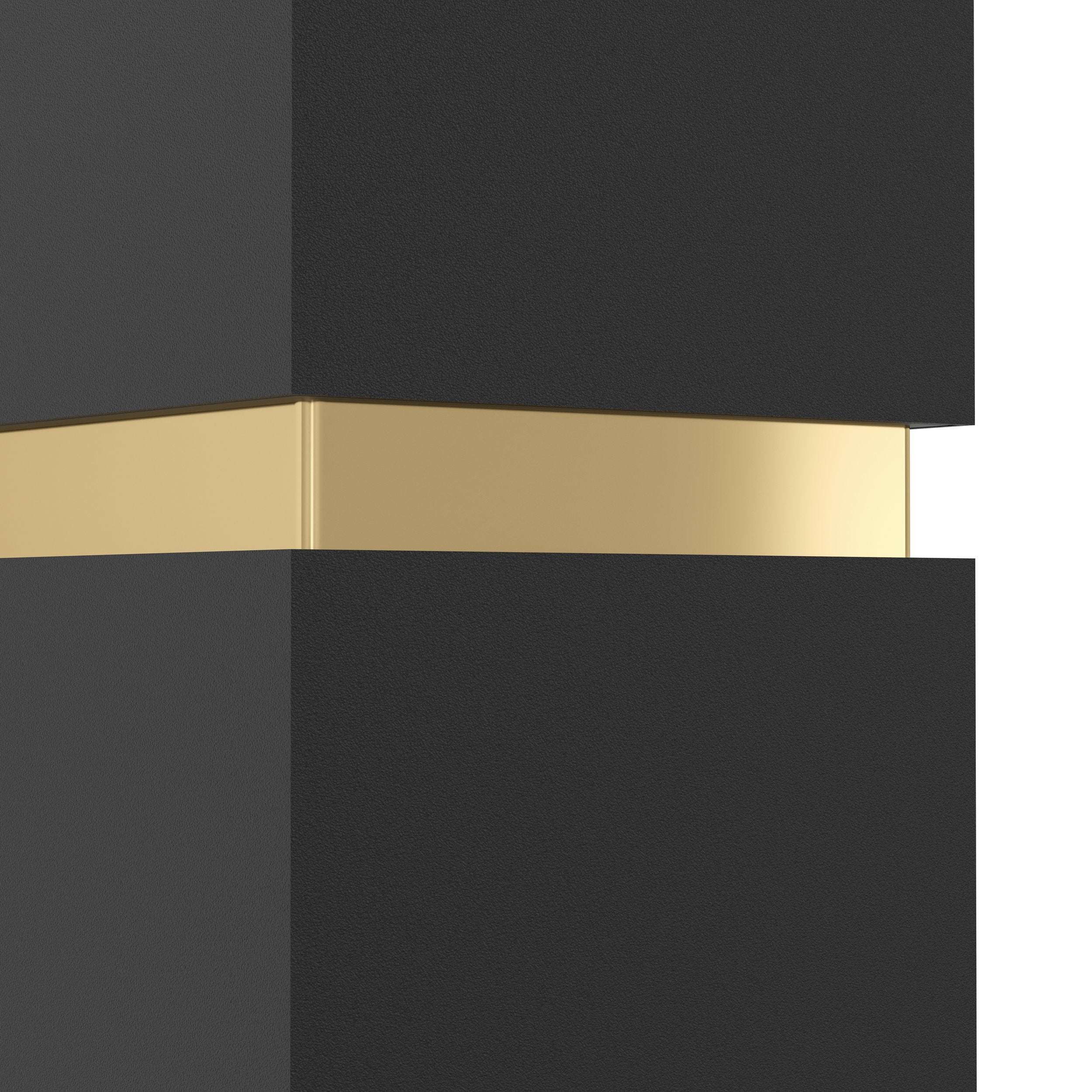 Aplique de Pared Eglo Passa Negro 2 Bombillas GU10 5,5cm - 2