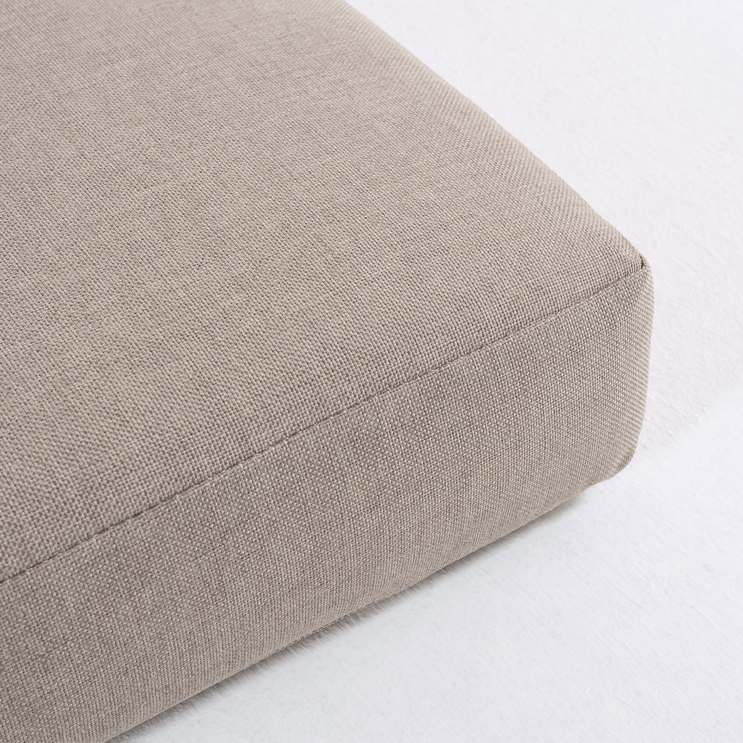 Pack de 2 cojines para tumbona en olefin marrón tostado, uso exterior prolongado 190x60x10 cm - 6