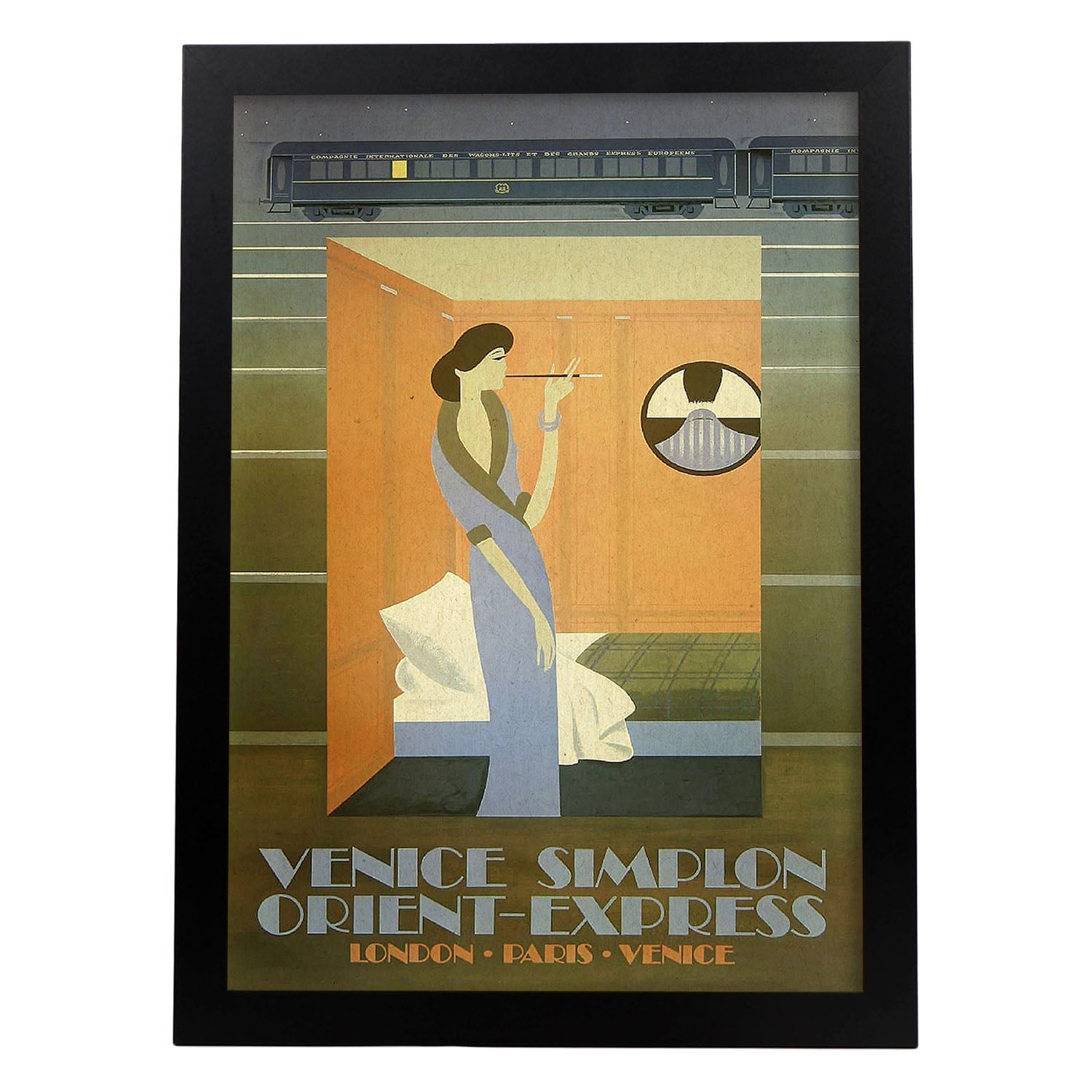 Affiche Vintage Illustrée Humour - Pièce Unique Grand Format 60x80 Cm