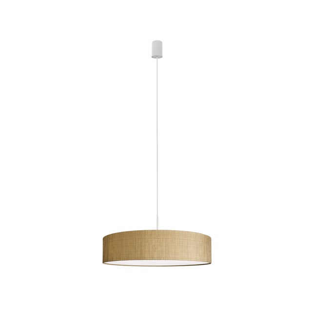 Lampa wisząca Turda złoto-biała 3xE27x25W wym: 110 x 65 x 65 cm tkanina Nowodvorski Lighting