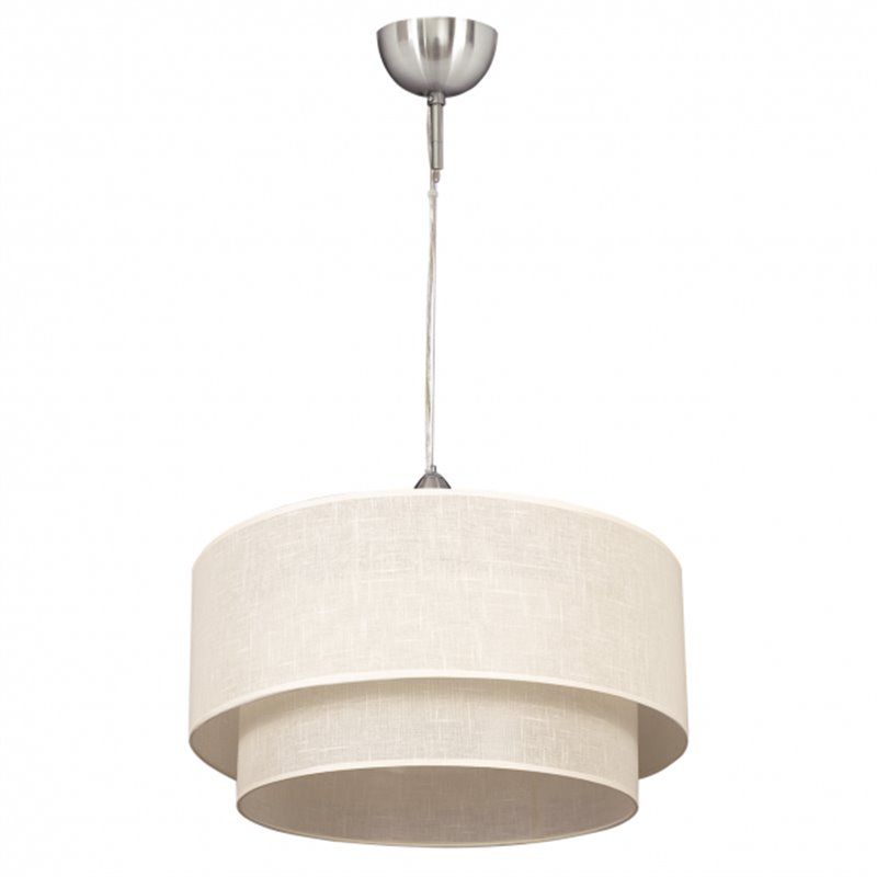 Double Pendentif 1l. Beis/beis Cilind (50/40/reg) - 2