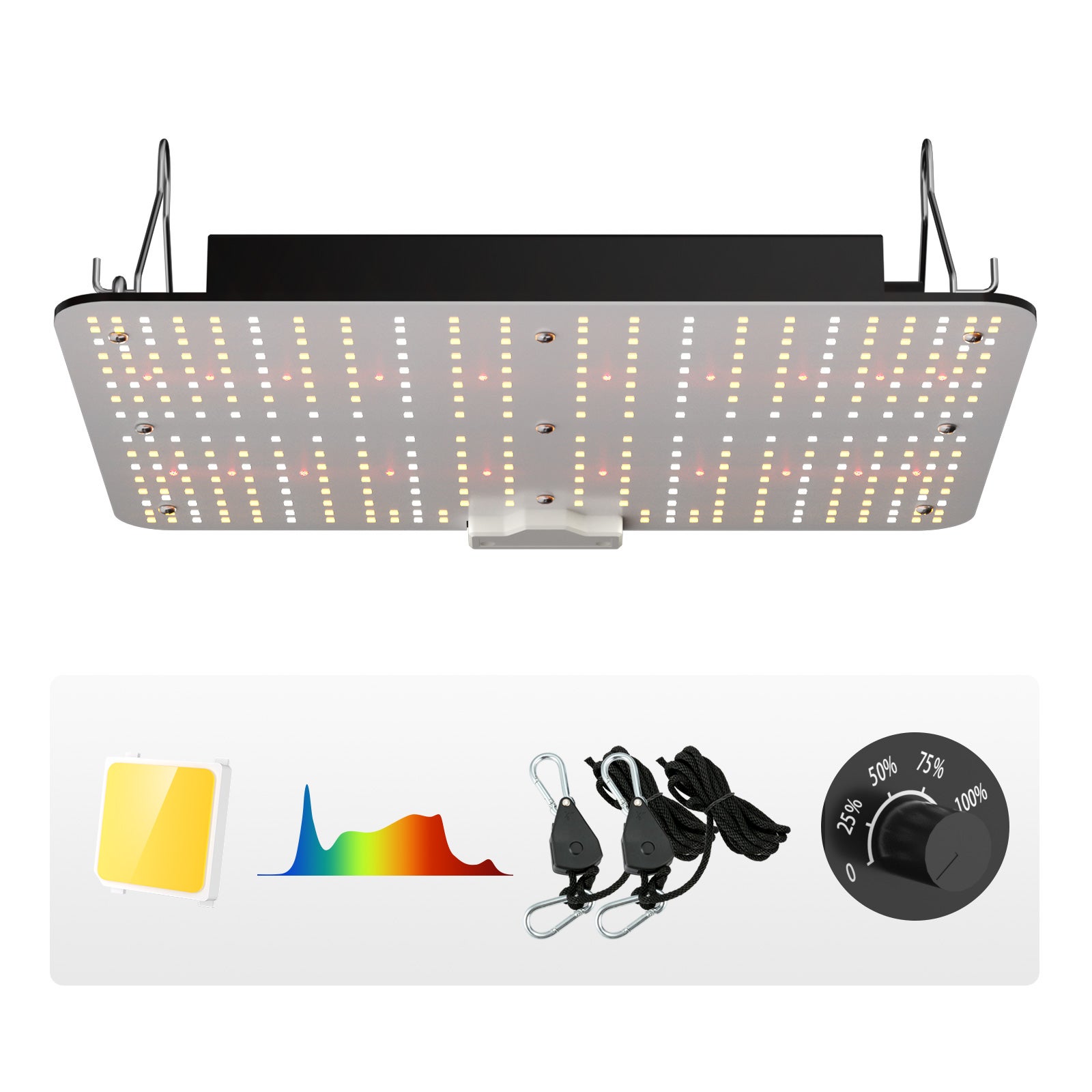 LED lampa do uprawy roślin 150W profesjonalne pełne spektrum światła do roślin VEVOR