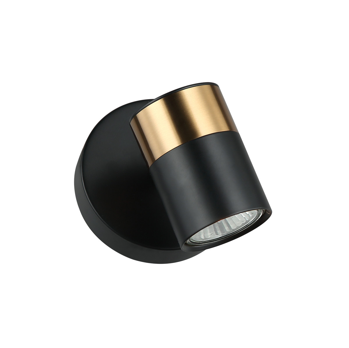Kinkiet nowoczesny ELICE czarny 1xGU10x35W wym: 11,5x13x10 cm IP20 Italux