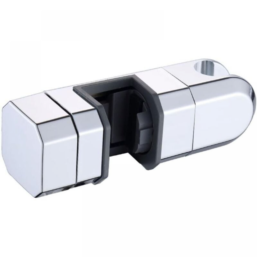 Uniwersalny uchwyt słuchawki prysznicowej 15mm-30mm chromowany do regulowanej poręczy prysznicowej (srebrny)