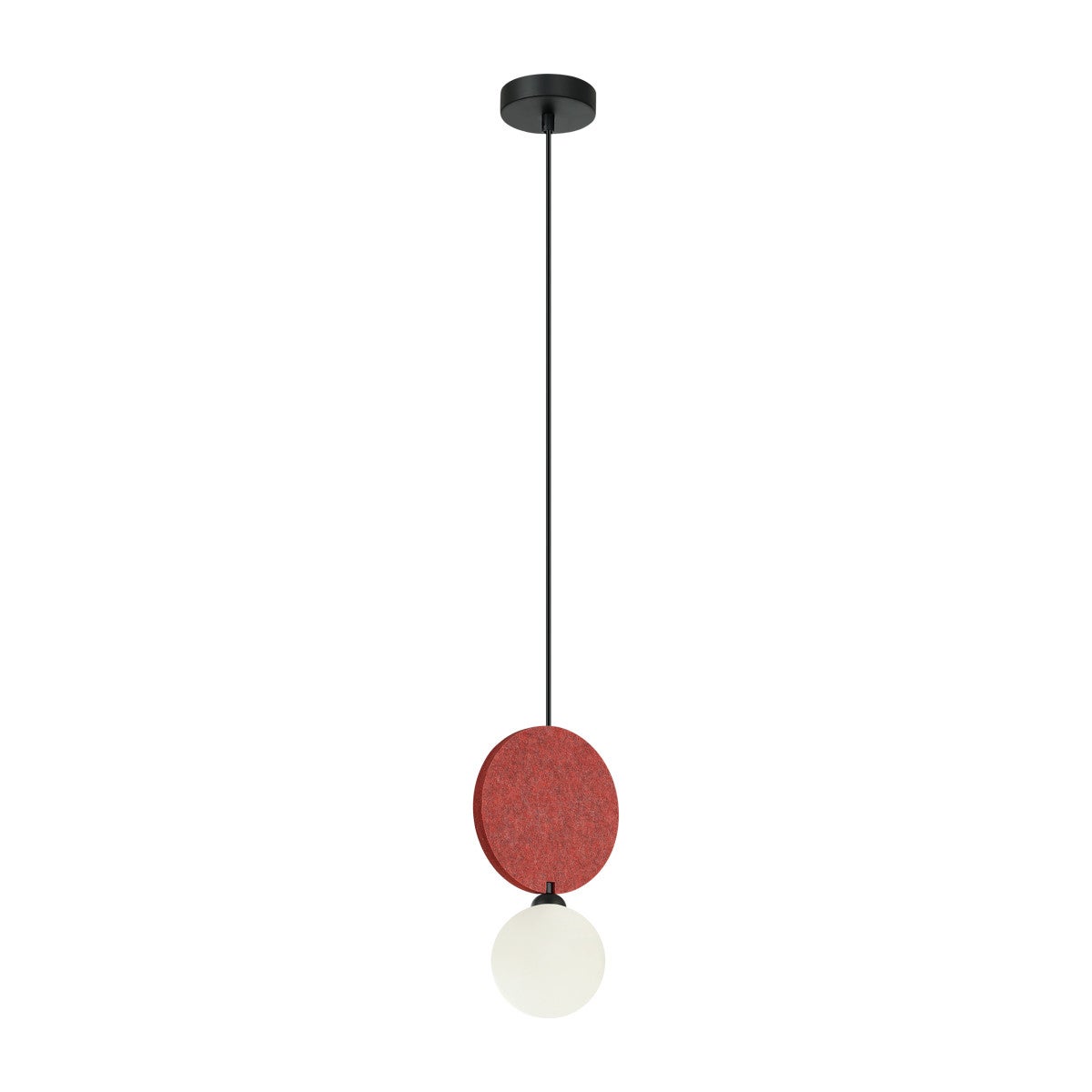 Lampa wisząca ANDREA czarna 1 x G9 x 25W wym: 118 x 18 x 12 cm Italux