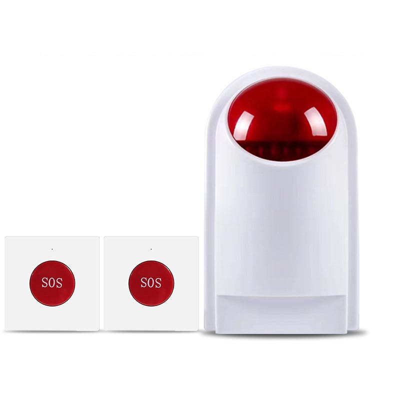 Allarme Di Emergenza Wireless Per Anziani - Pulsante Chiamata, Portata 80m, Bianco - Foto 11