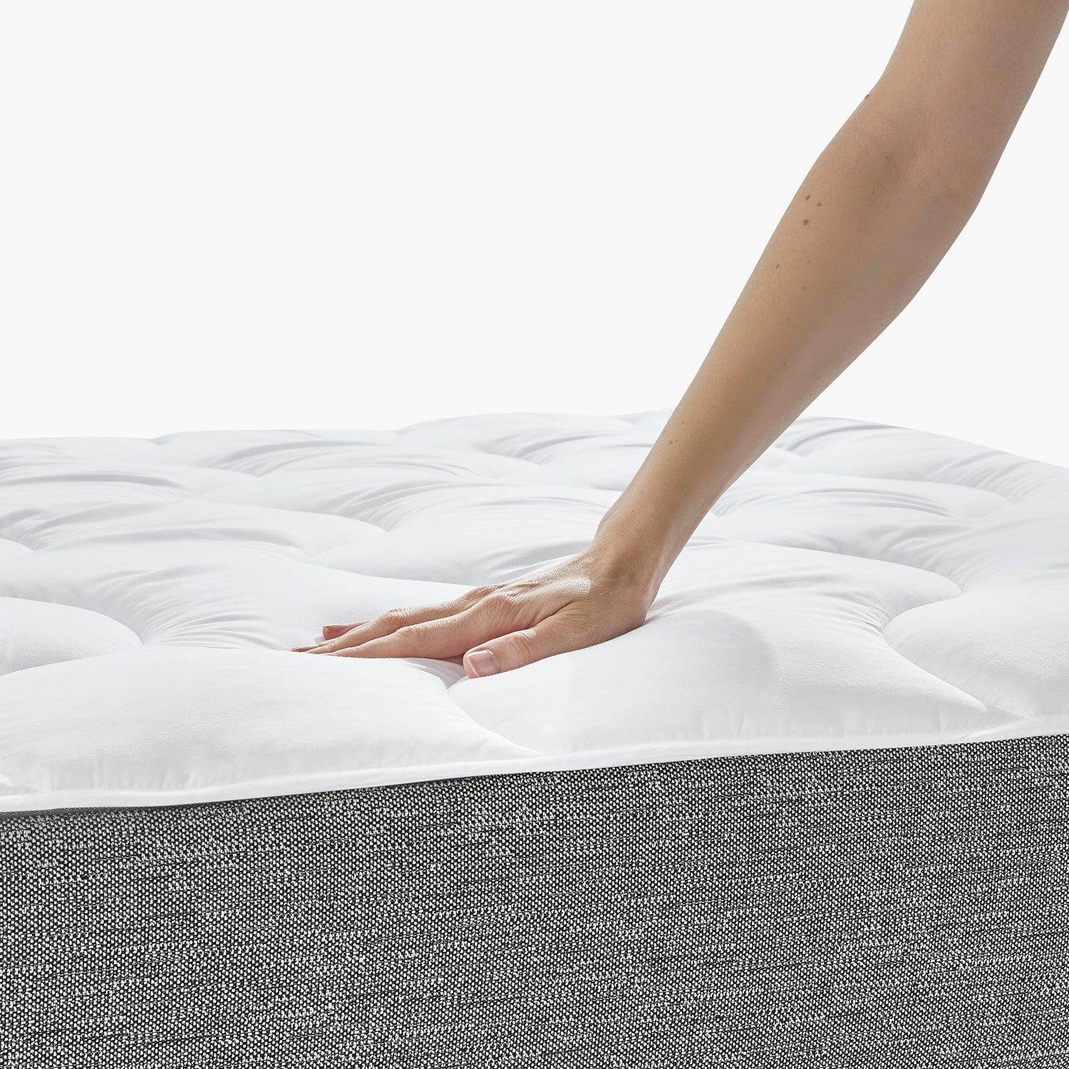 Surmatelas 140x190cm| PIKOLIN HOME| Microfibre| Extra Confort - 4