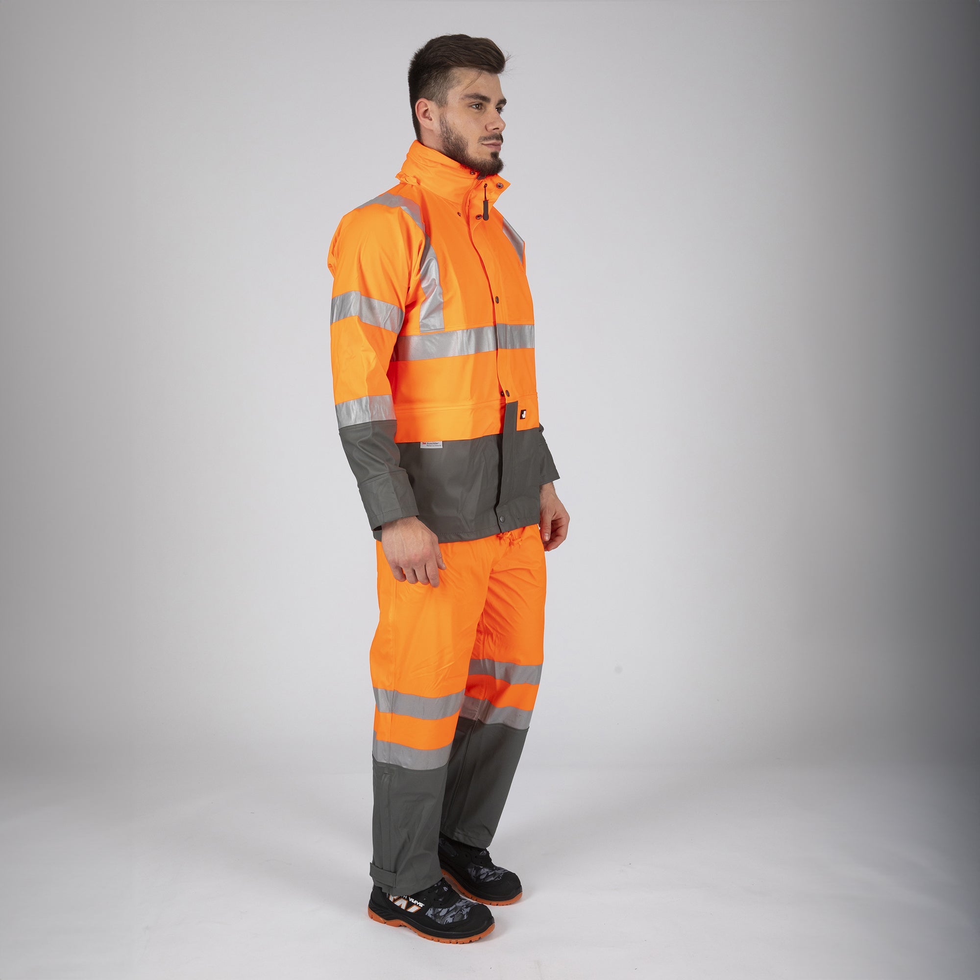 BANDIT - VESTE DE PLUIE HAUTE VISIBILITÉ - 9250 Orange fluo L - 4