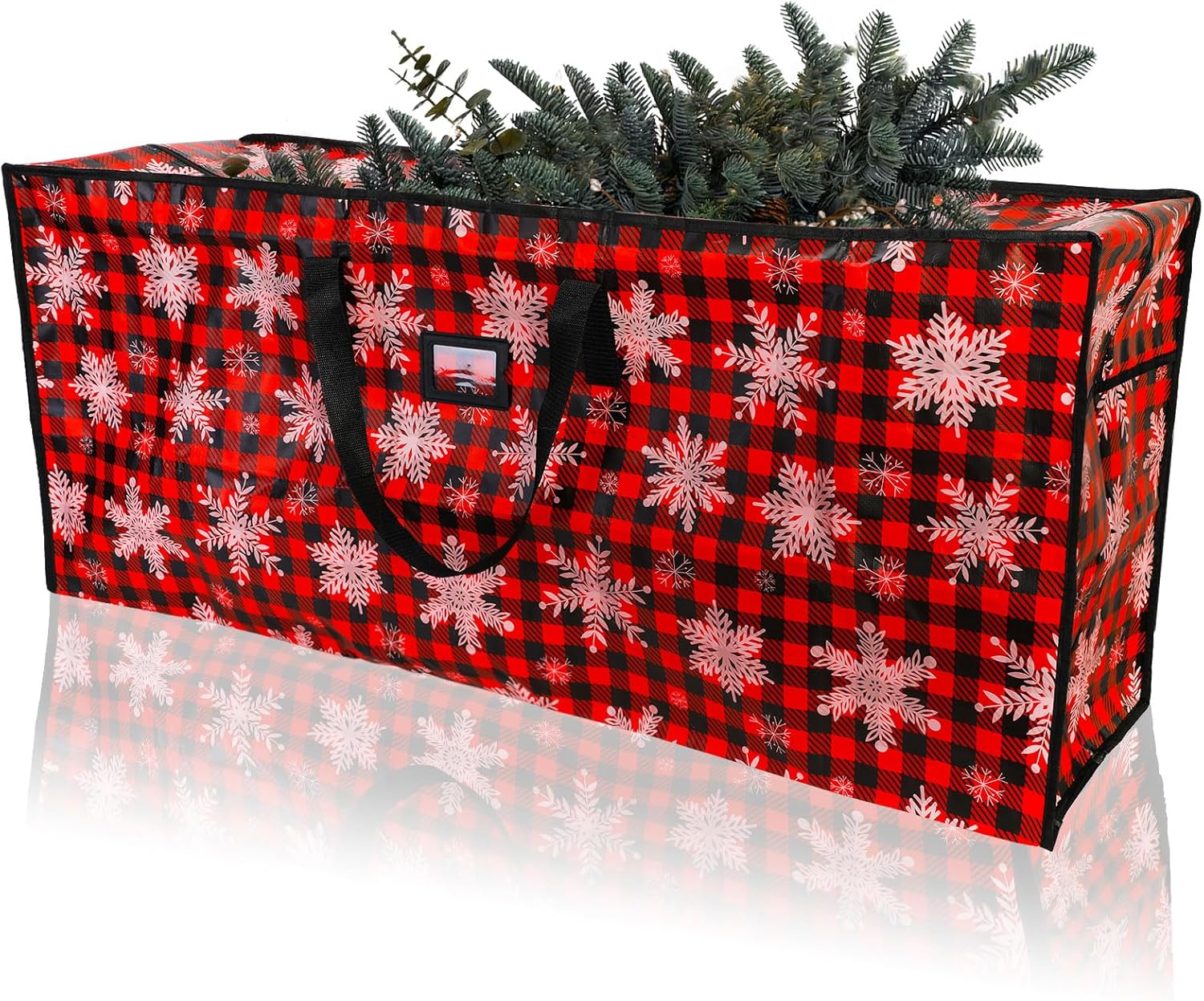 Torba do przechowywania choinek, odpinana torba na choinki o wysokości 6-7,5 stóp, 120 x 38 x 50 cm