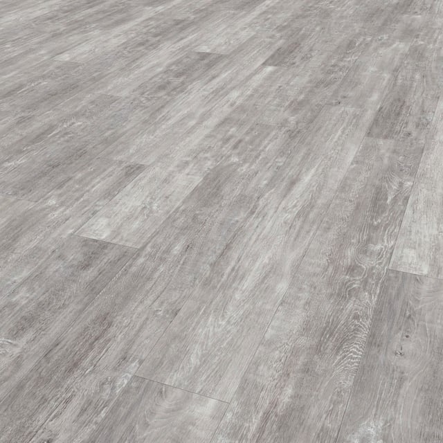 Sol PVC imitation parquet bois gris Lame PVC à coller résistante 121,9 x 18,4 cm Sol vinyle couche d'usure 0,55 mm usage industriel moyen