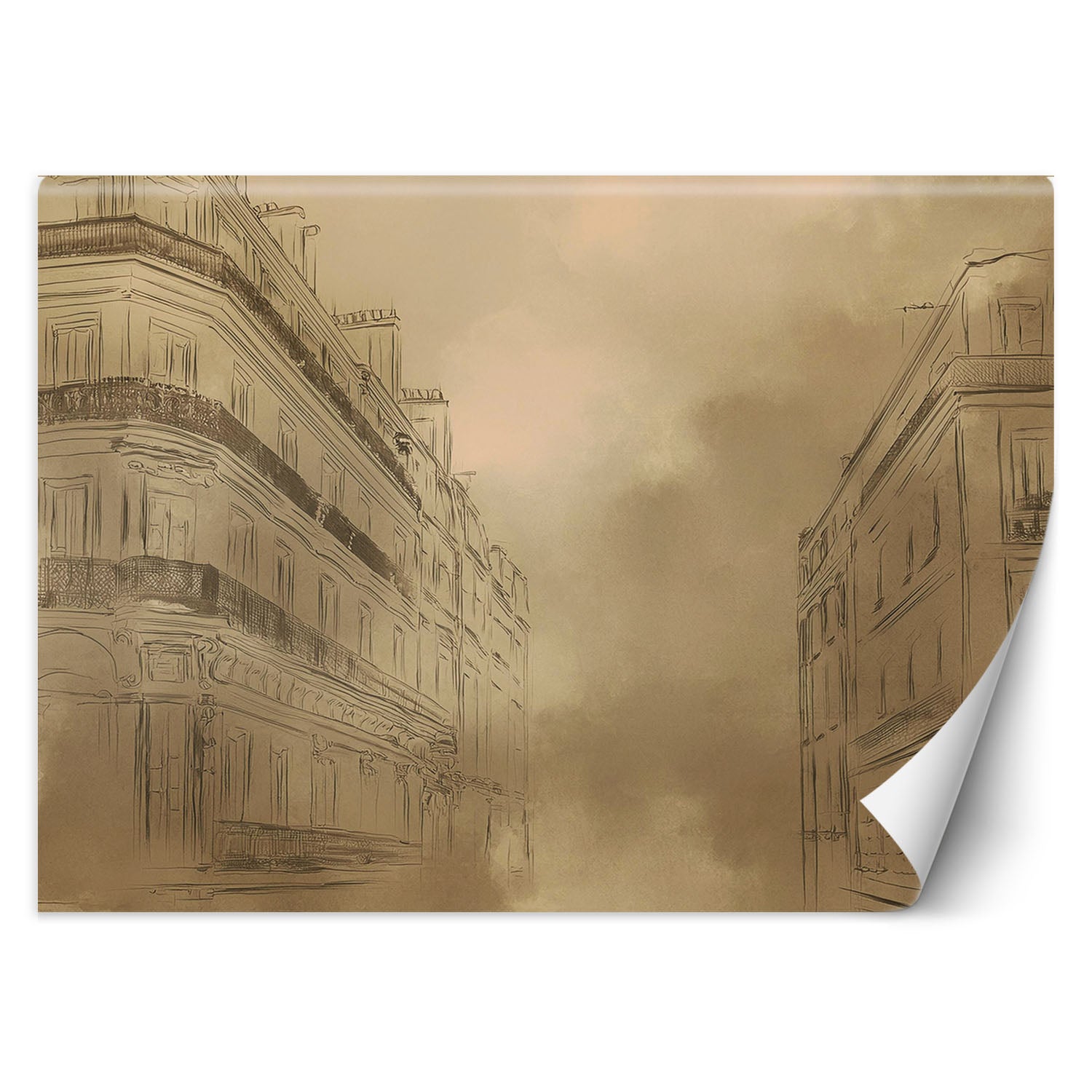 Fototapeta, Miasto Budynki Vintage 200x140