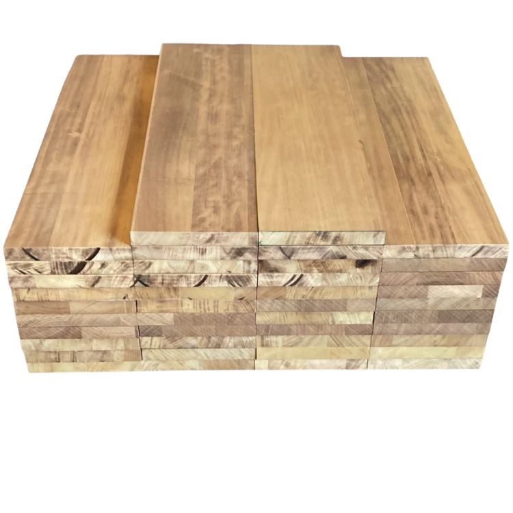 5 marches d'escalier en bois d'iroko 4x30x100 cm - 6