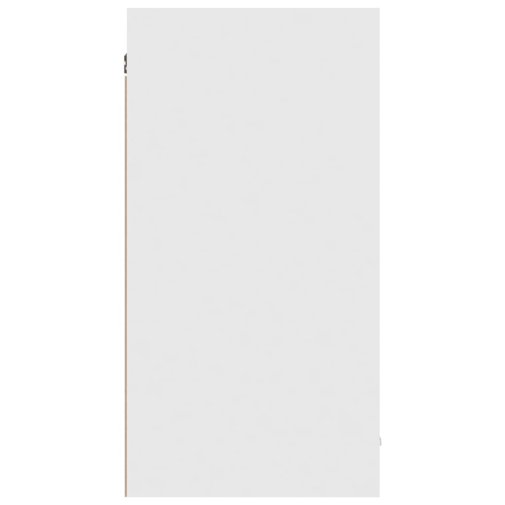 Meuble suspendu Blanc 80 x 31 x 60 cm Bois d'ingénierie - 7