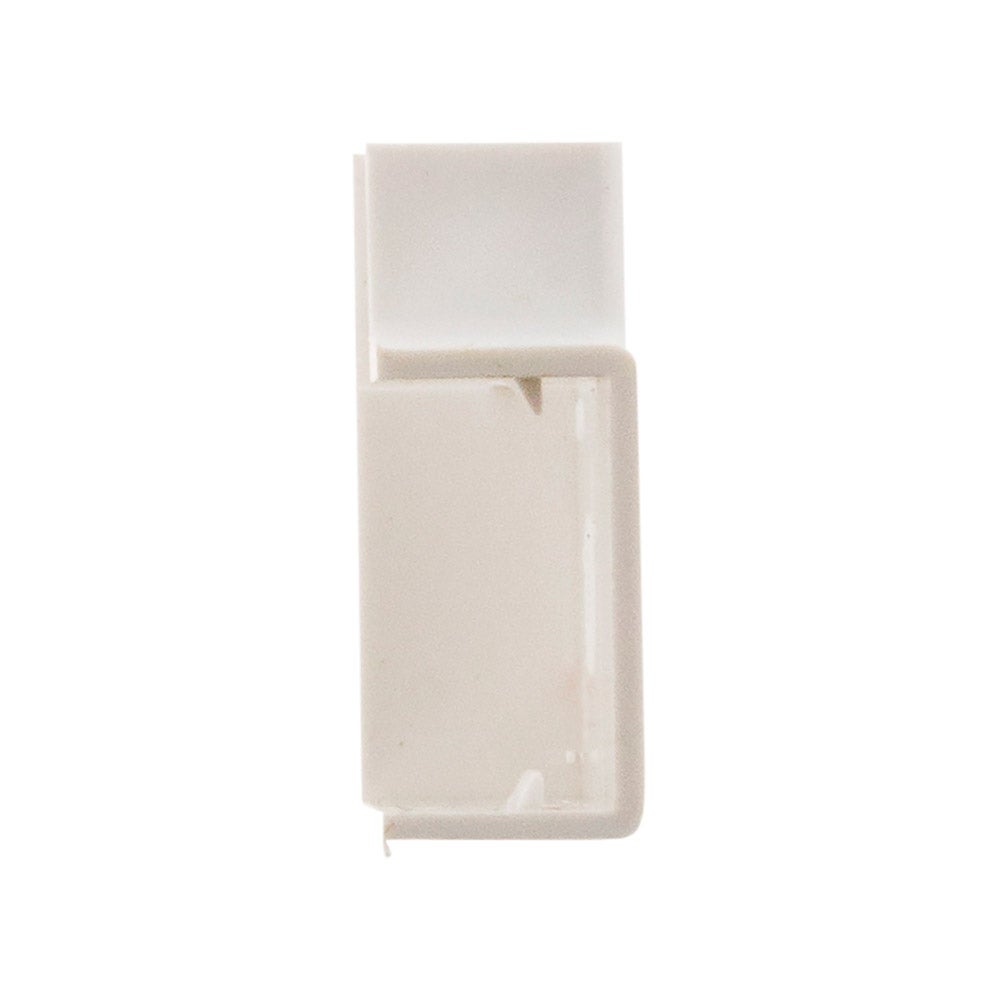 Lot de 4 angles plats 20 x 10mm - Blanc - Zenitech - 5