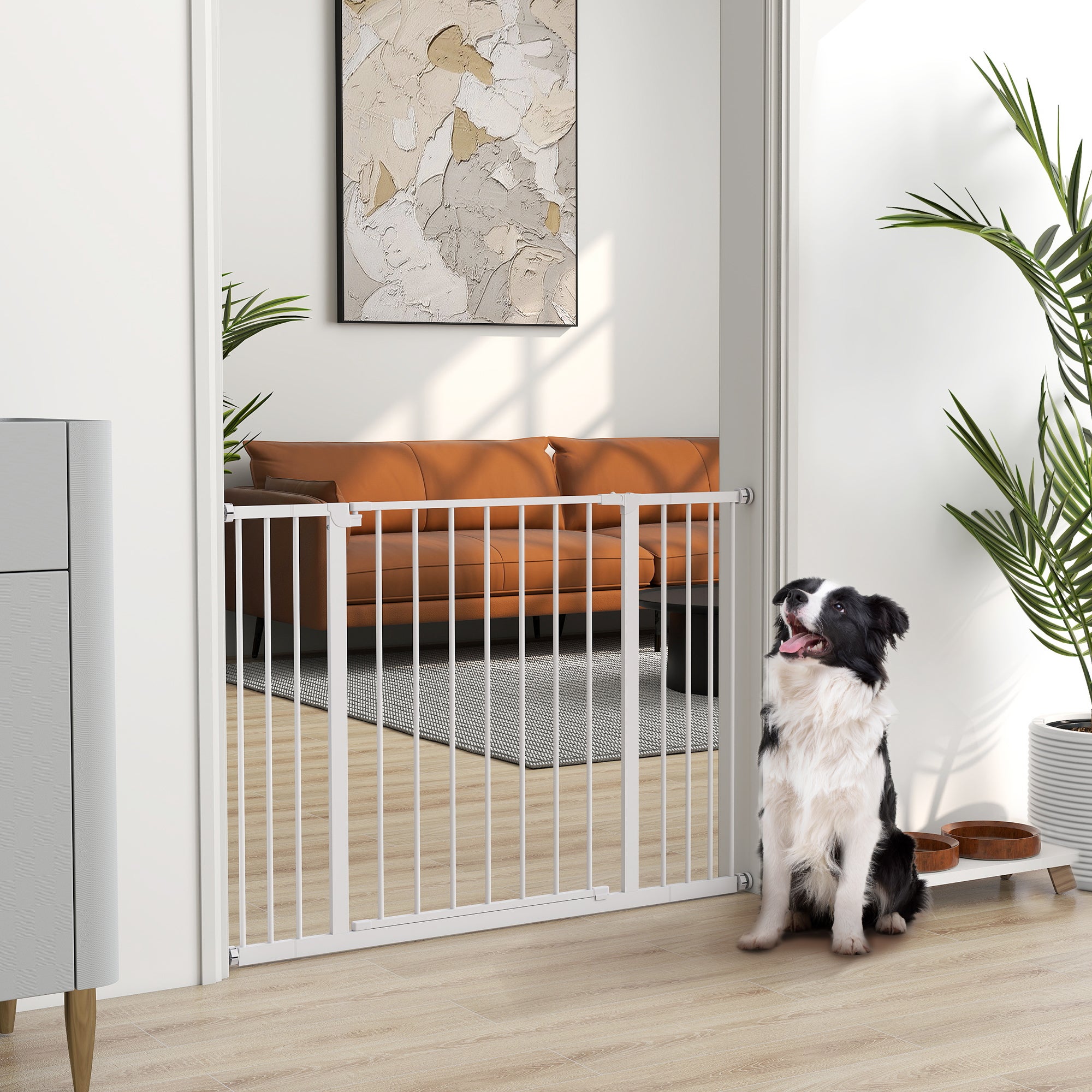 Barrière de séparation métal extensible portes escaliers, animaux ...