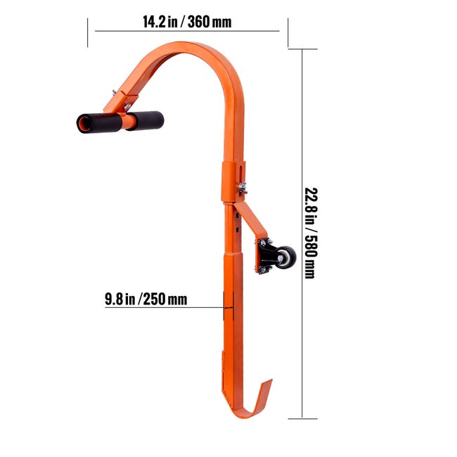 Ganci Per Scale Da Tetto - 2 Pezzi In Acciaio Con Gomma | Stabilizzatori Per Scale 18.5x11.5x3cm - Foto 11