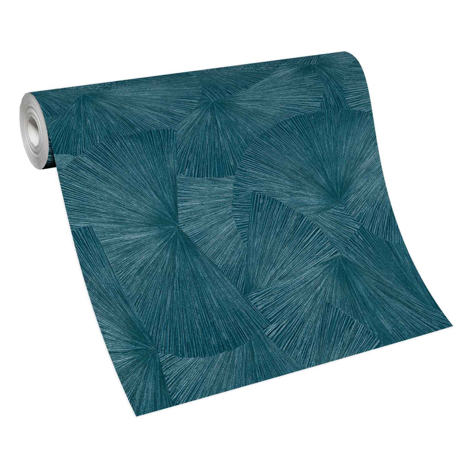 Papier peint intissé 10219-19 Papier peint graphique 0,53 x 10,05 m Erismann GMK - Fashion For Walls turquoise - 3