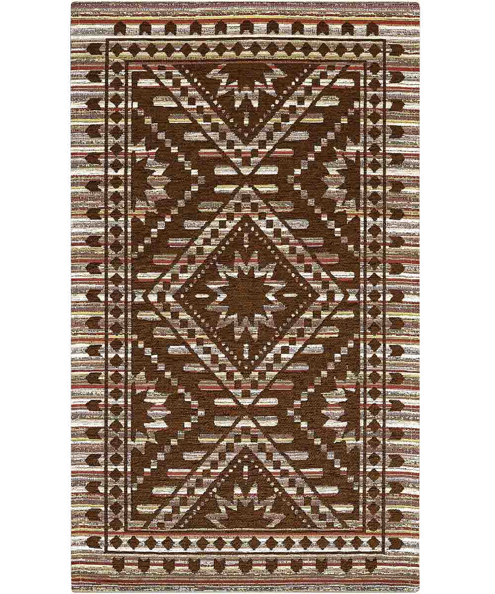 Dywan welurowy antypoślizgowy Kenya, 115 x 175 cm, brązowy | GalleriaFarah1970