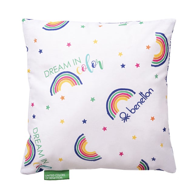 Cojín 30x30cm 300gr 100% algodón , colección Rainbow