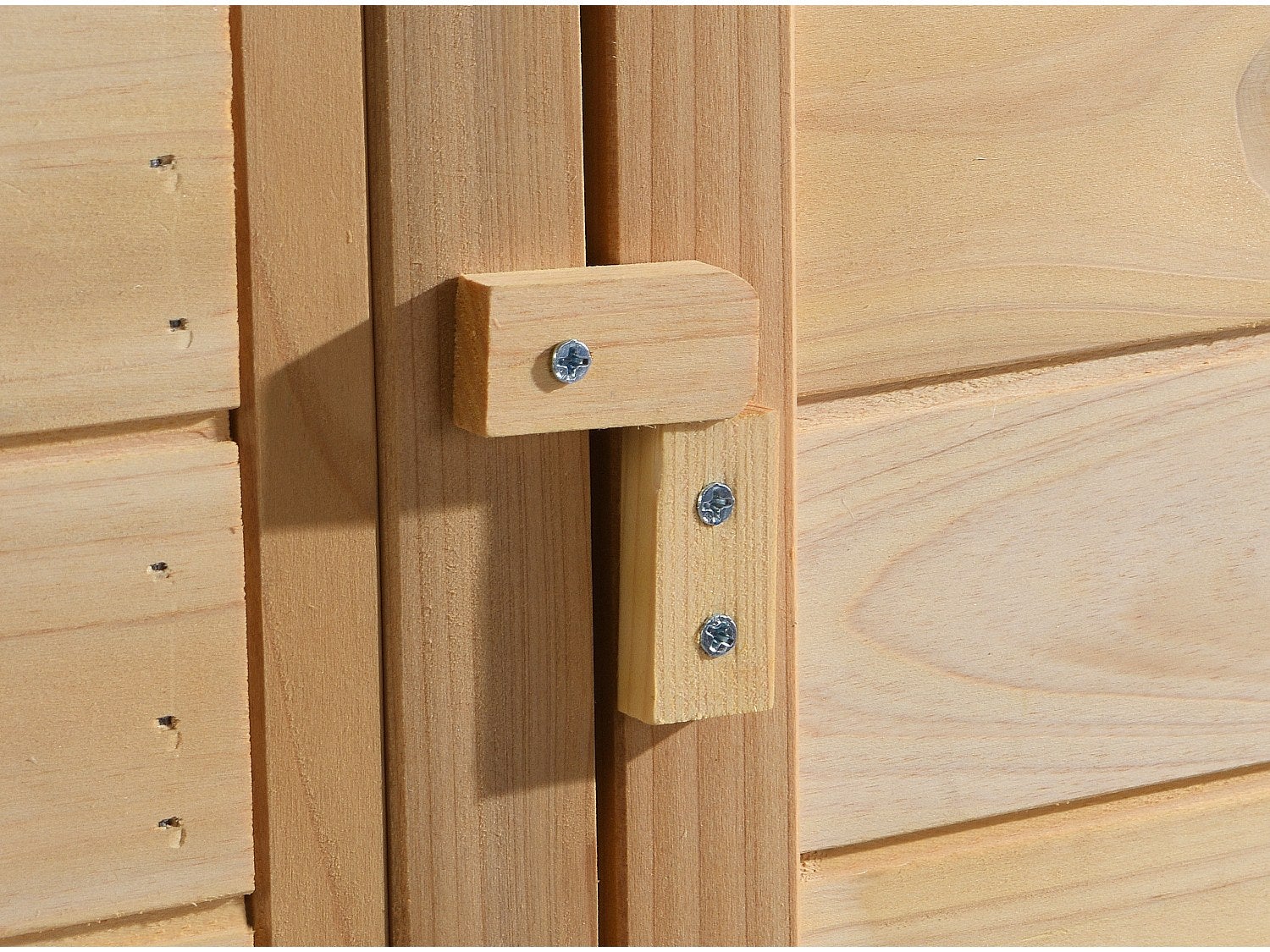 Pollaio con recinto 4 galline L. 173 x P. 64 x H. 108 cm in Legno Naturale - LEVAS - 5